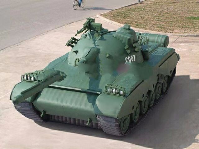 秀屿军用充气坦克车